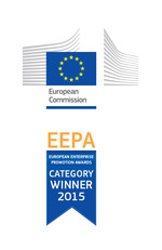 Foto: Die Auszeichnung mit dem European Enterprise Award.